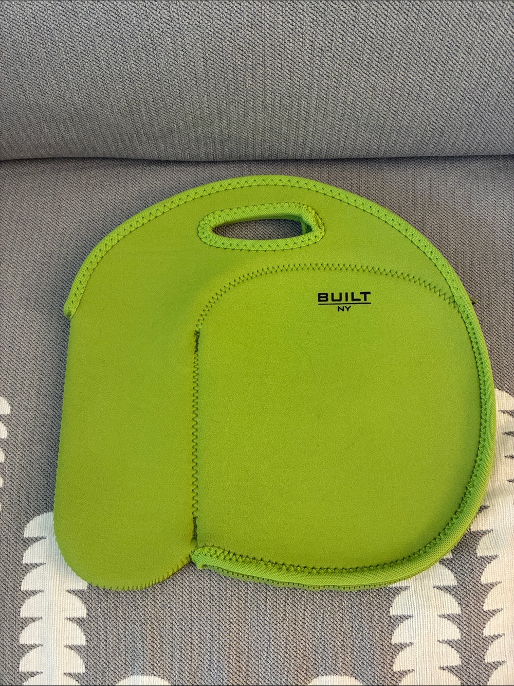 Built NY Lime Green Neoprene Lunch Tote